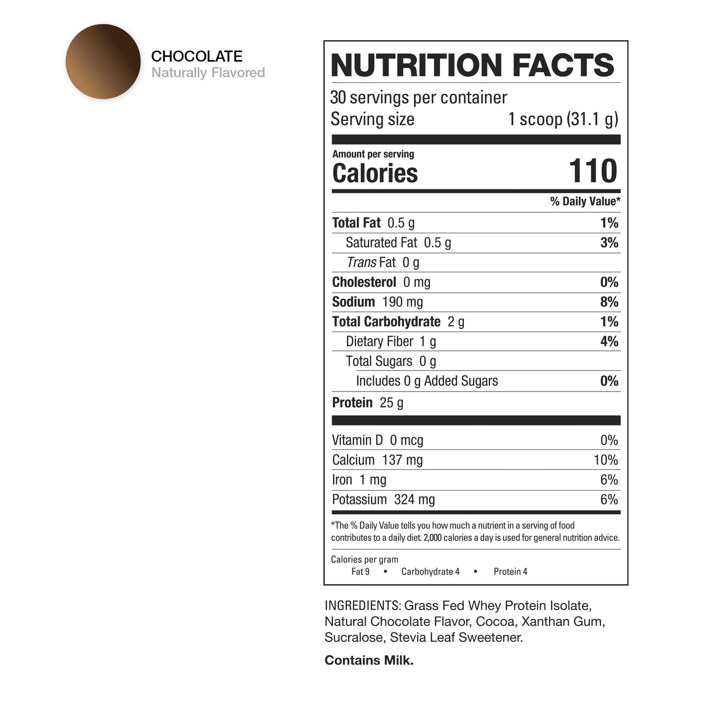 Hd Muscle ProHd 100% Grass Fed Whey Isolate 2 Lbs