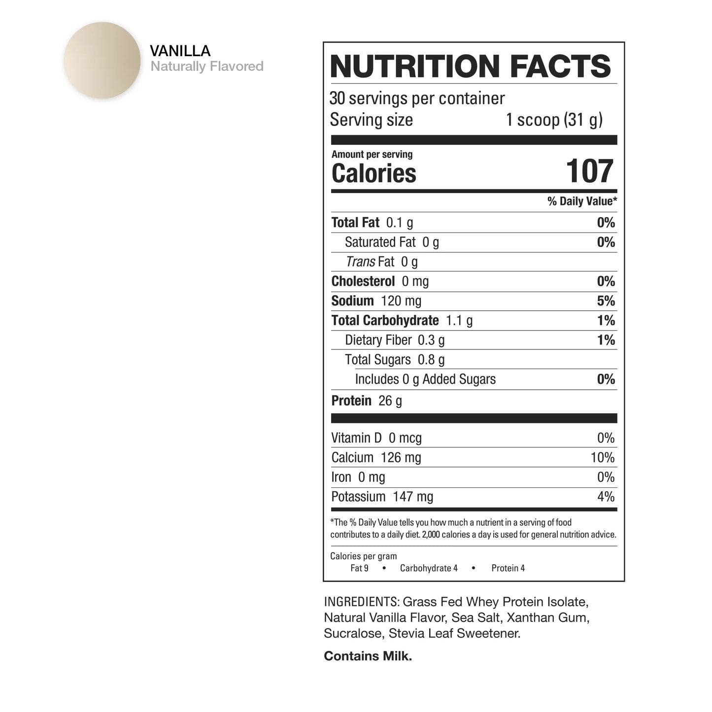 Hd Muscle ProHd 100% Grass Fed Whey Isolate 2 Lbs