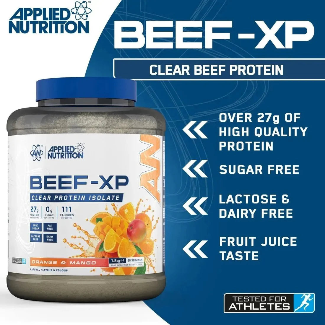 Applied Nutrition Beef-Xp Clear Protein Isolate 4 Lbs