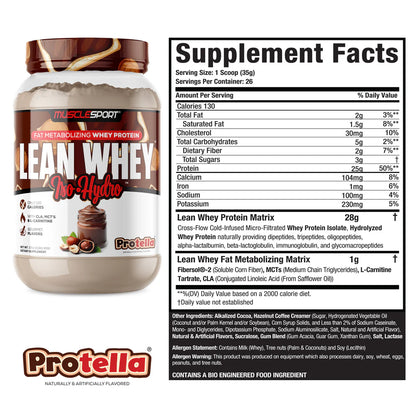 Musclesport Lean Whey Iso-Hydro 2 Lbs