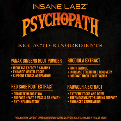 Insane Labz Psychopath 30 Servicios