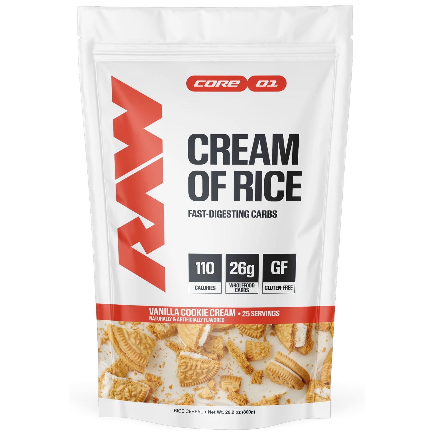 Raw Nutrition Cream Of Rice 25 Servicios