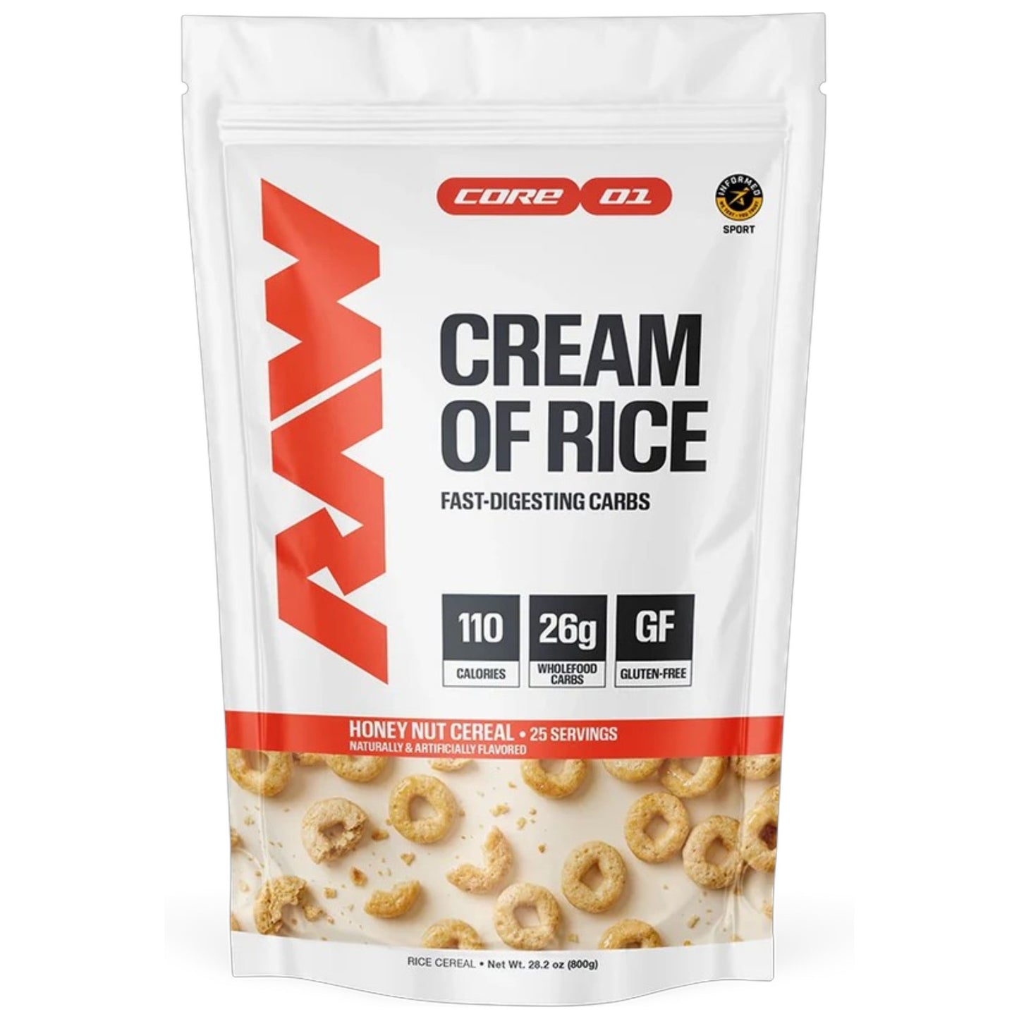 Raw Nutrition Cream Of Rice 25 Servicios