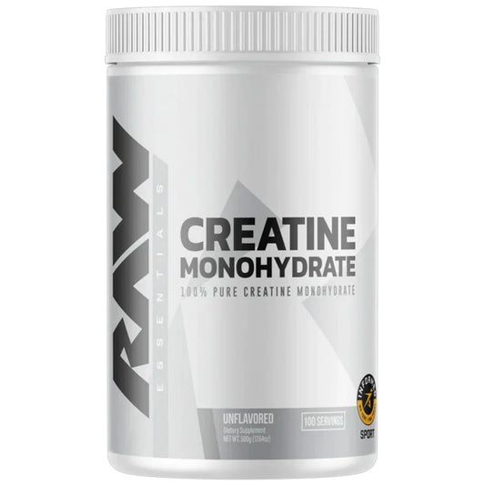 Raw Nutrition Creatine Monohydrate 500 Gramos 100 Servicios