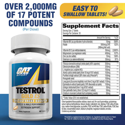 Gat Sport Testrol Gold 60 Tabletas