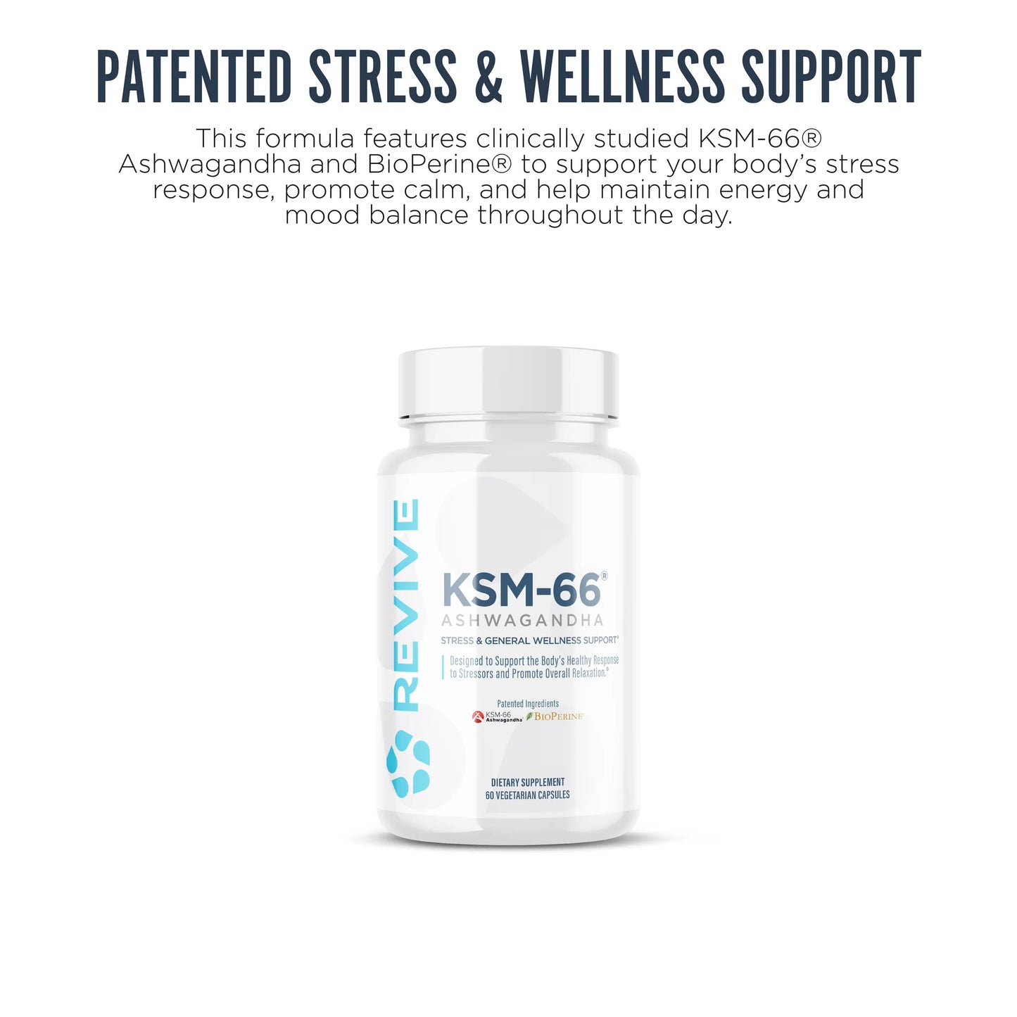 Revive Ksm-66 Ashwagandha 60 Capsulas