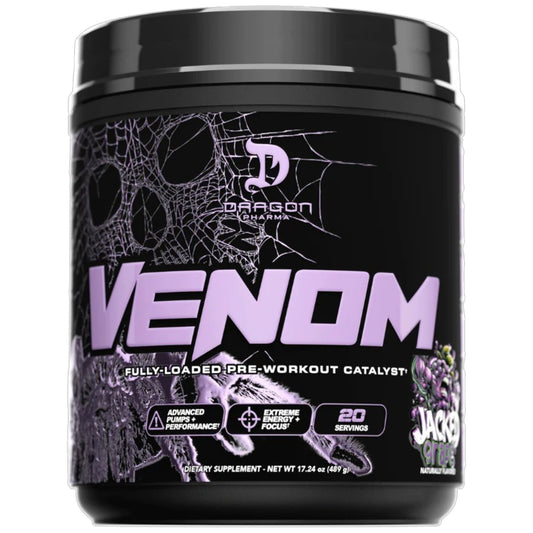 Dragon Pharma Venom Fully-Loaded Pre-Workout Catalyst 20 Servicios