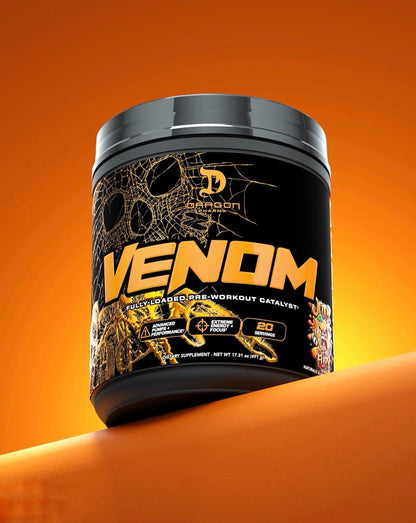Dragon Pharma Venom Fully-Loaded Pre-Workout Catalyst 20 Servicios