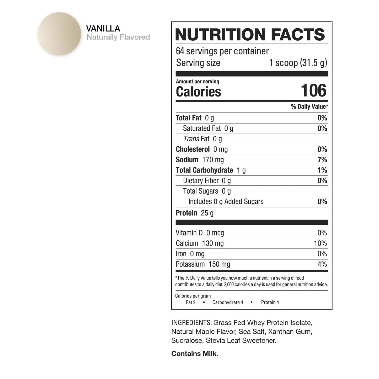 Hd Muscle ProHd 100% Grass Fed Whey Isolate 4.4 Lbs