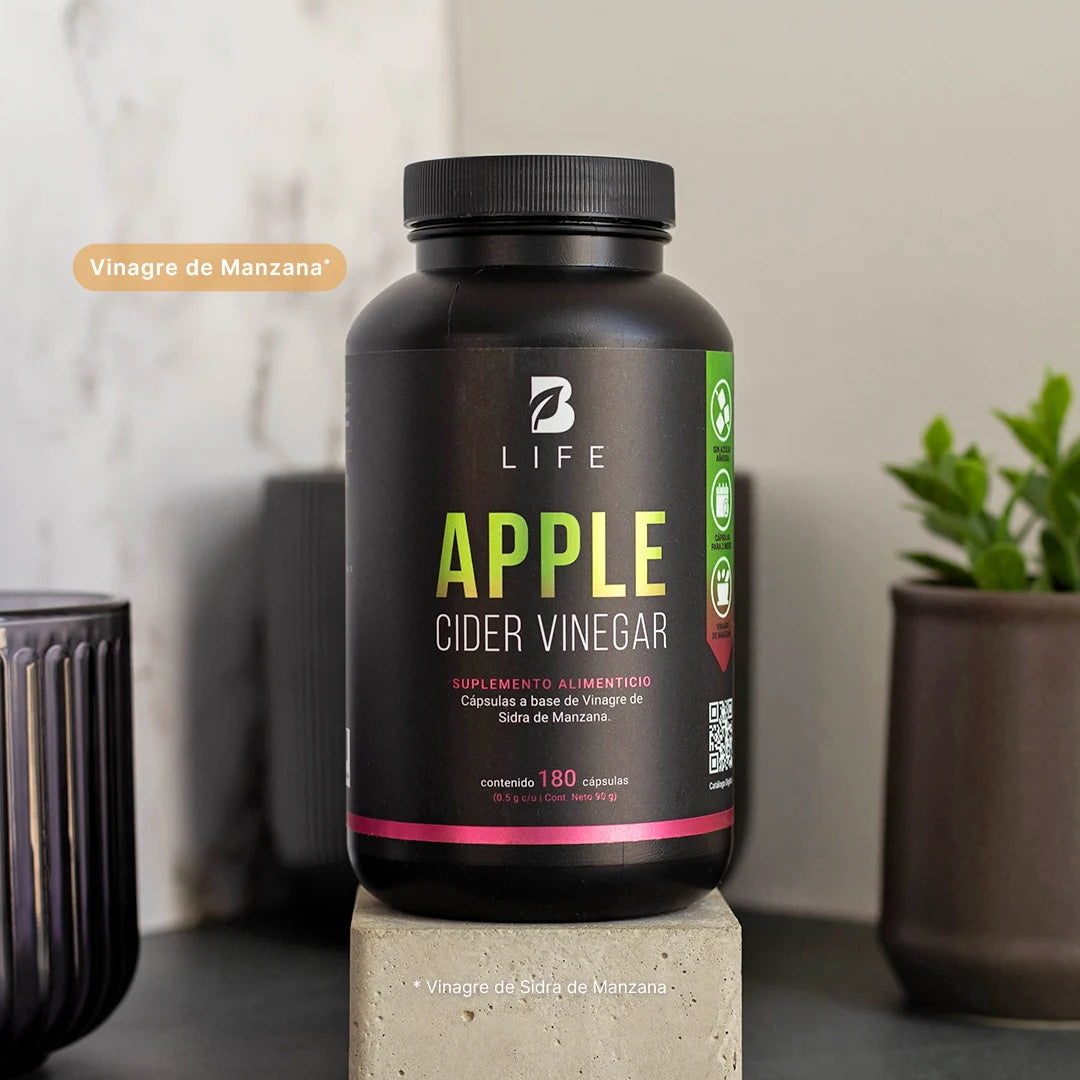 B Life Apple Cider Vinegar | Vinagre de Sidra de Manzana 180 Capsulas