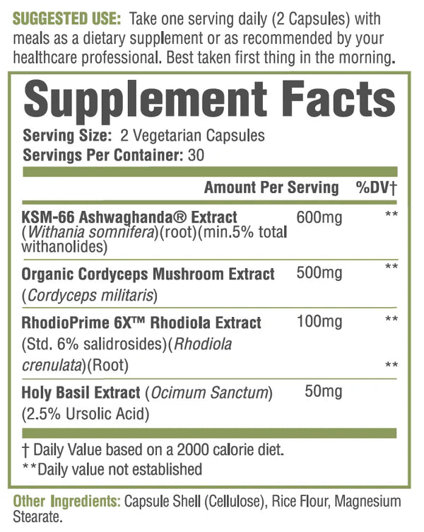 Musclesport Ashwagandha 60 Capsulas