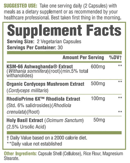 Musclesport Ashwagandha 60 Capsulas
