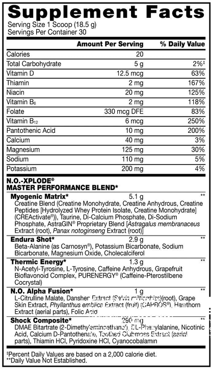 Bsn No-Xplode 30 Servicios
