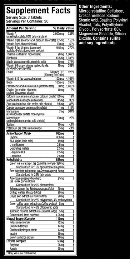 Muscletech Platinum Multivitamin 90 Tabletas