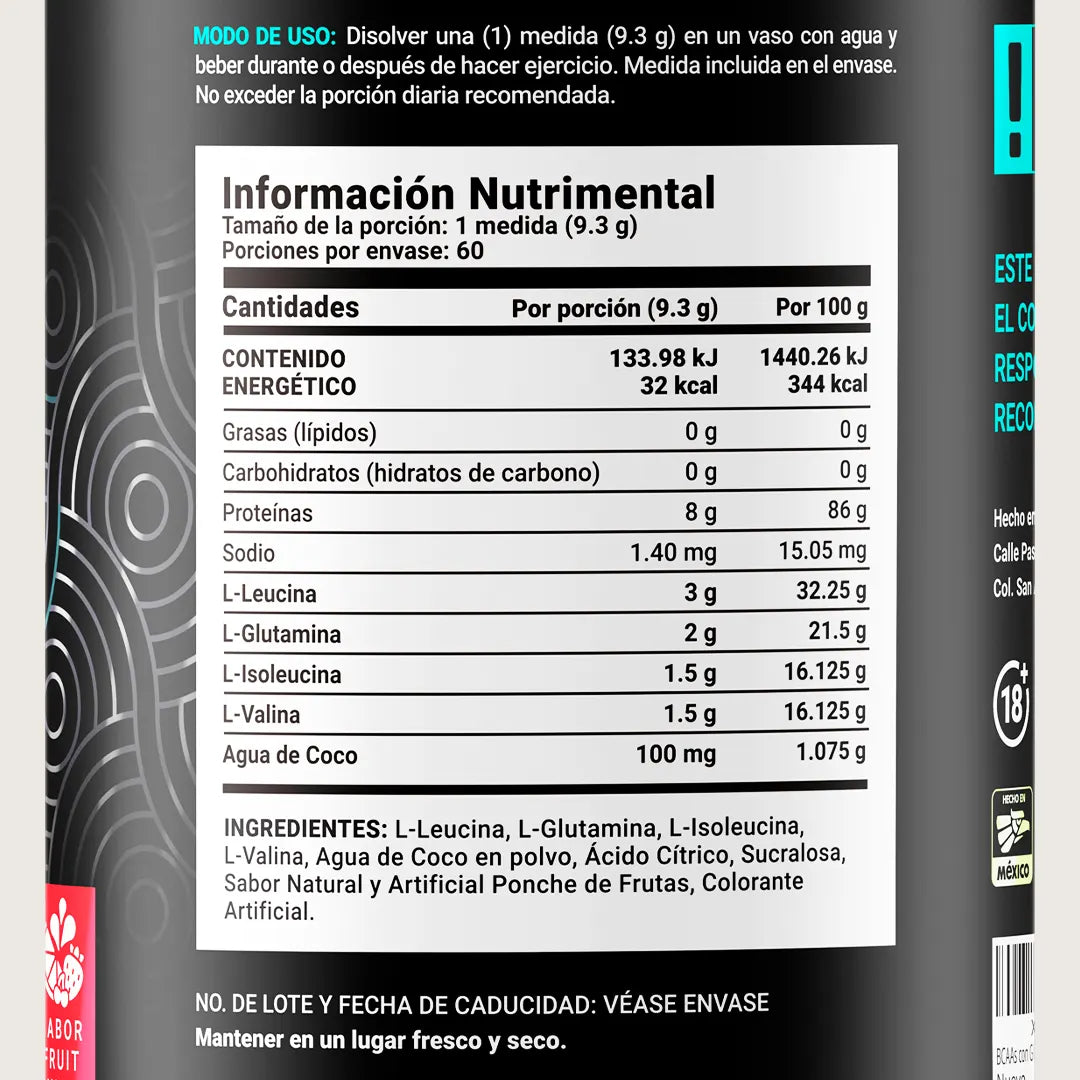 B Life Bcaa´s + Glutamine 60 Servicios