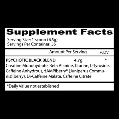 Insane Labz Psychotic Black 35 Servicios