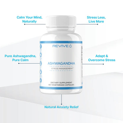 Revive Ksm-66 Ashwagandha 60 Capsulas