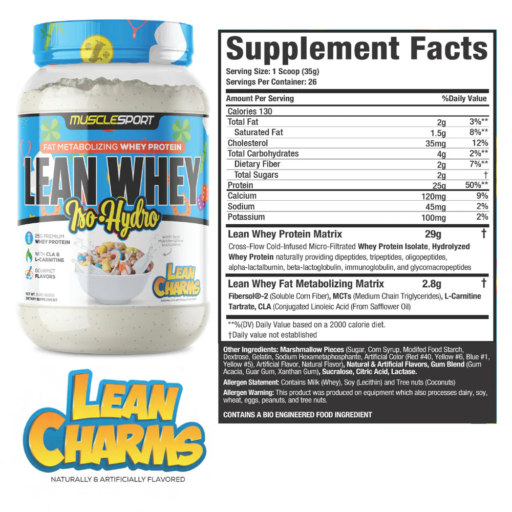 Musclesport Lean Whey Iso-Hydro 2 Lbs