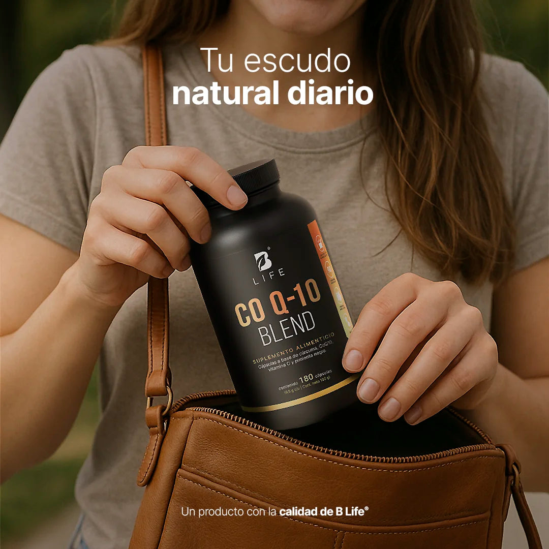 B Life Co Q-10 Blend Combinación Avanzada de Coenzima Q10 180 Capsulas