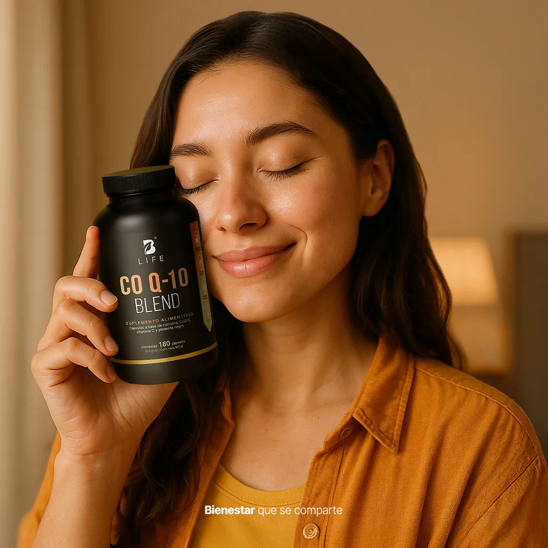 B Life Co Q-10 Blend Combinación Avanzada de Coenzima Q10 180 Capsulas