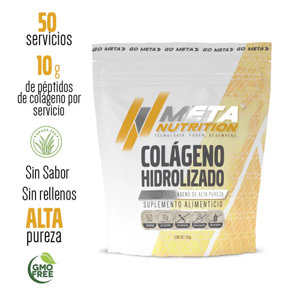 Meta Nutrition Colageno Hidrolizado 50 Servicios