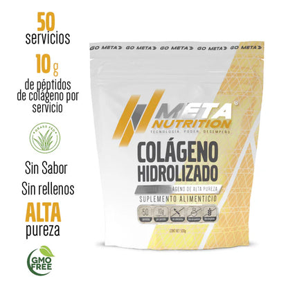 Meta Nutrition Colageno Hidrolizado 50 Servicios