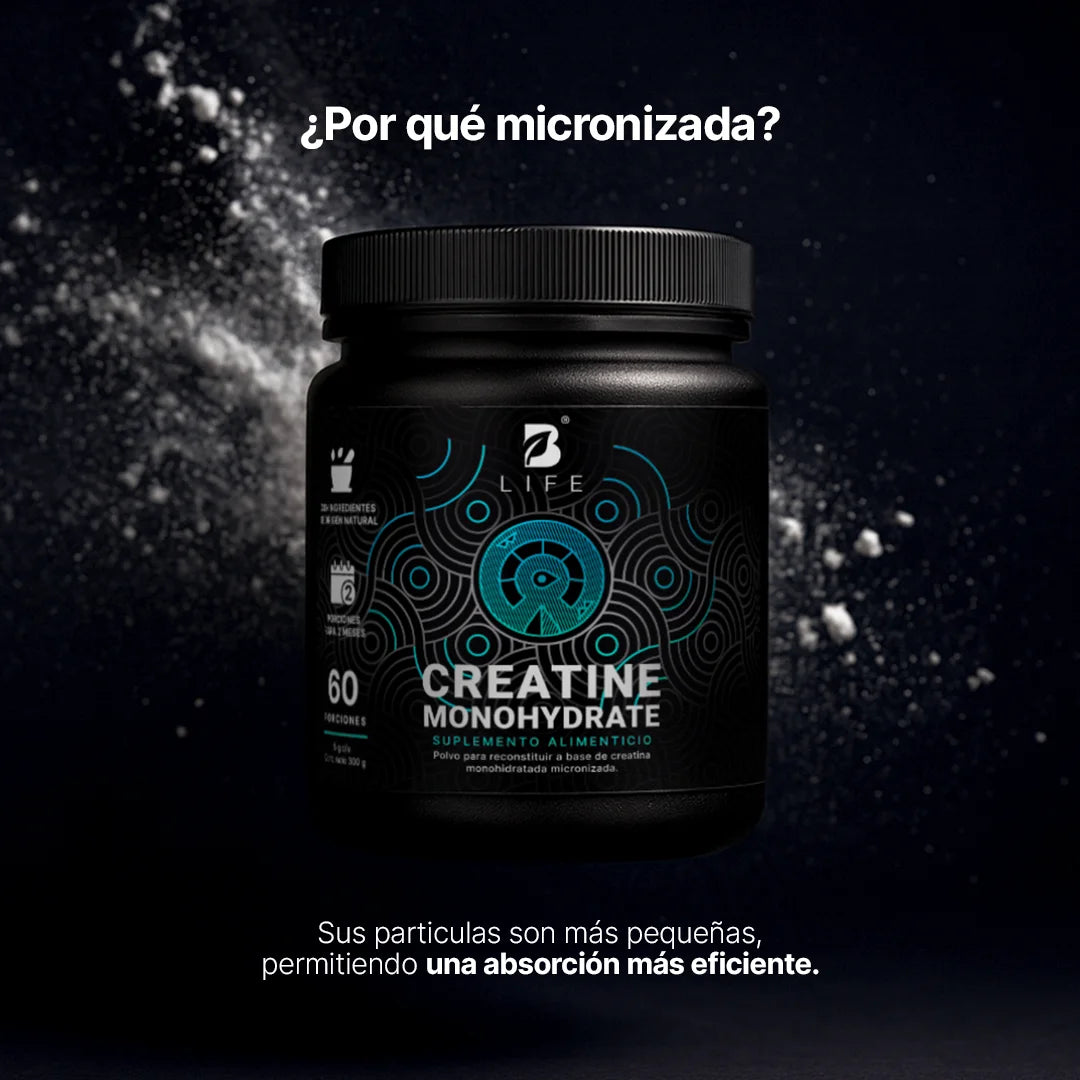 B Life Creatine Monohydrate 300 Gramos 60 Servicios