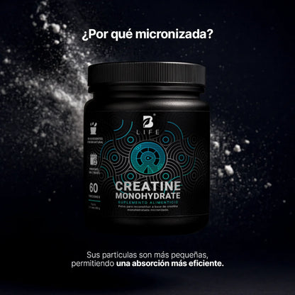 B Life Creatine Monohydrate 300 Gramos 60 Servicios