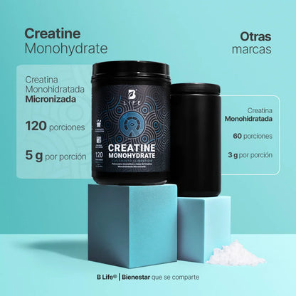 B Life Creatine Monohydrate 600 Gramos 120 Servicios