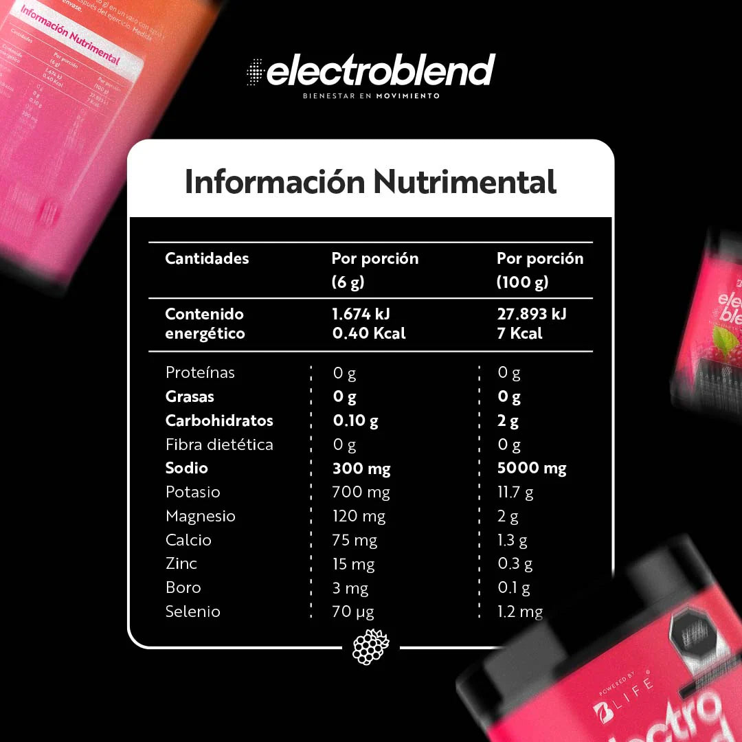 B Life Electroblend 60 Servicios