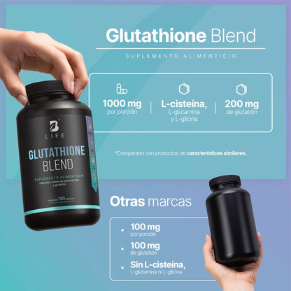 B Life Glutathione Blend Glutatión 180 Capsulas
