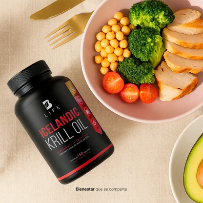 B Life Icelandic Krill Oil Aceite de Krill con EPA, DHA 150 Capsulas