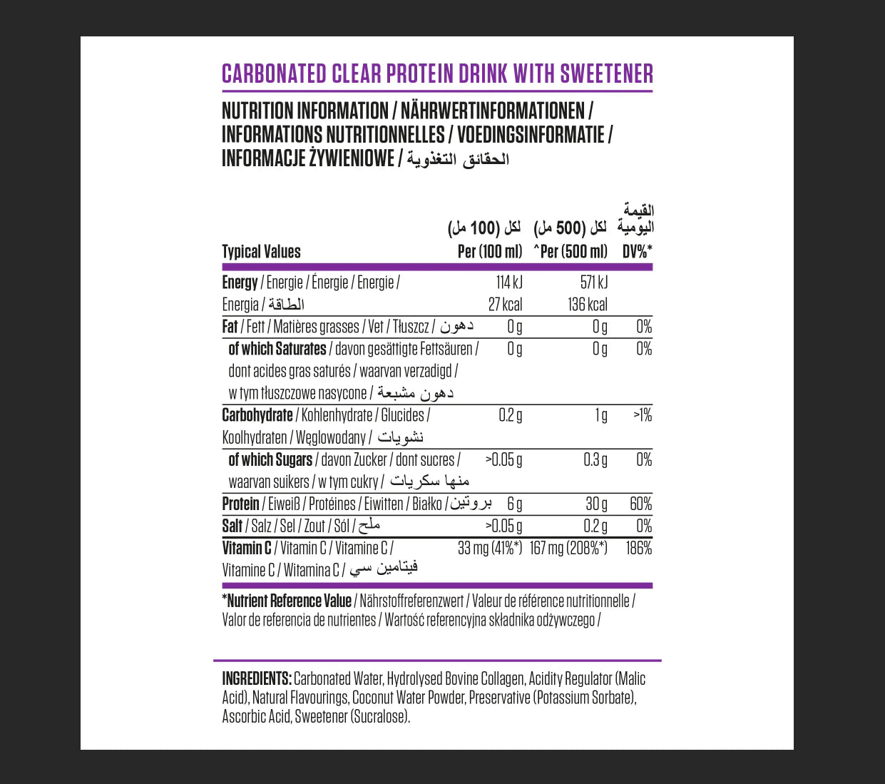 Applied Nutrition Beef Xp 500 Ml