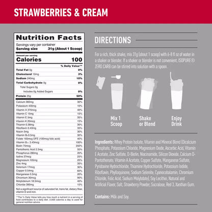Isopure Zero Carb / Low Carb 3 Lbs