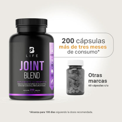 B Life Joint Blend | Mezcla de Glucosamina, Condroitina y MSM 100 Capsulas