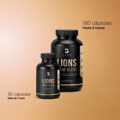 B Life Lions Mane Blend | Hongo de Melena de León 90 Capsulas