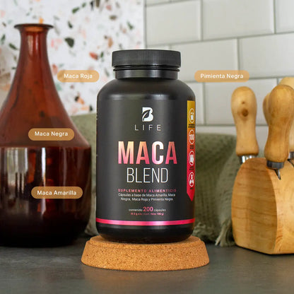 B Life Maca Blend | Raíz de Maca 200 Capsulas