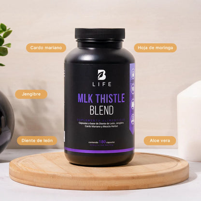 B Life Mlk Thistle Blend Cardo Mariano con Diente de León y Extractos Naturales 90 Capsulas