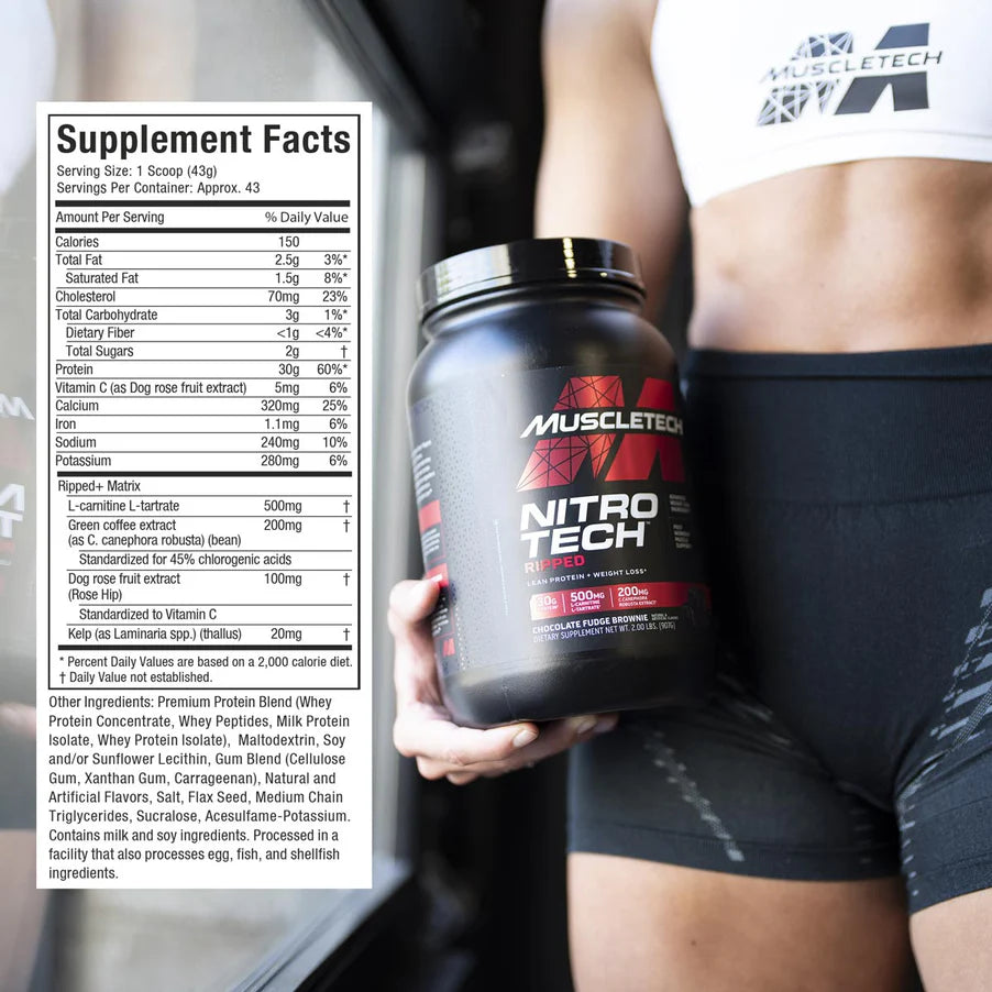 Muscletech Nitro Tech Ripped 4 Lbs