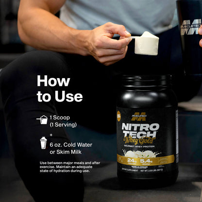 Muscletech Nitro Tech 100% Whey Gold 5 Lbs