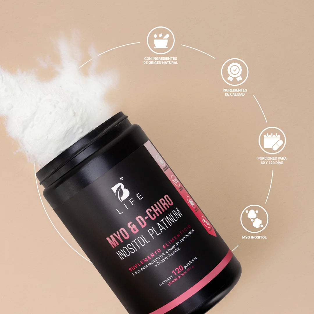 B Life Myo & D-Chiro Inositol Platinum 60 Servicios