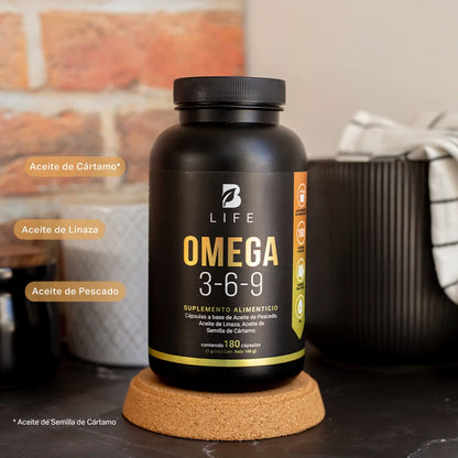 B Life Omega 3-6-9 180 Capsulas