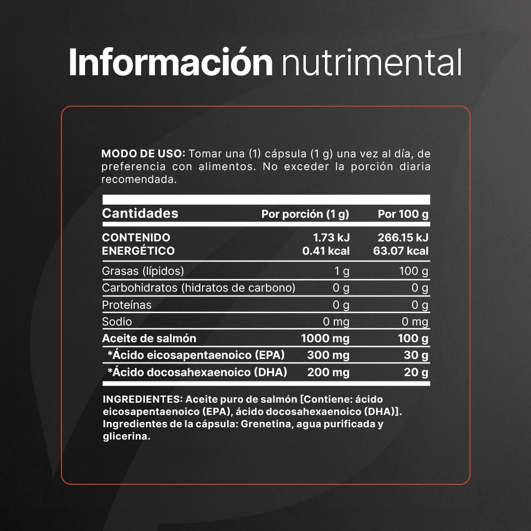 B Life Omega 3 Salmon Oil | Omega 3 Aceite Puro de Salmón 180 Capsulas