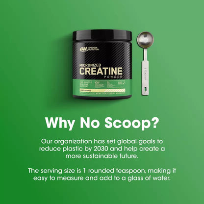 On Micronized Creatine Powder 300 Gramos 60 Servicios