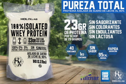 Holix Lab 100% Isolated Whey Protein 1 Kg