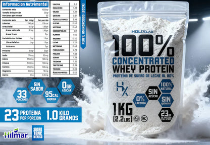 Holix Lab 100% Concentrated Whey Protein 2.2 Lbs