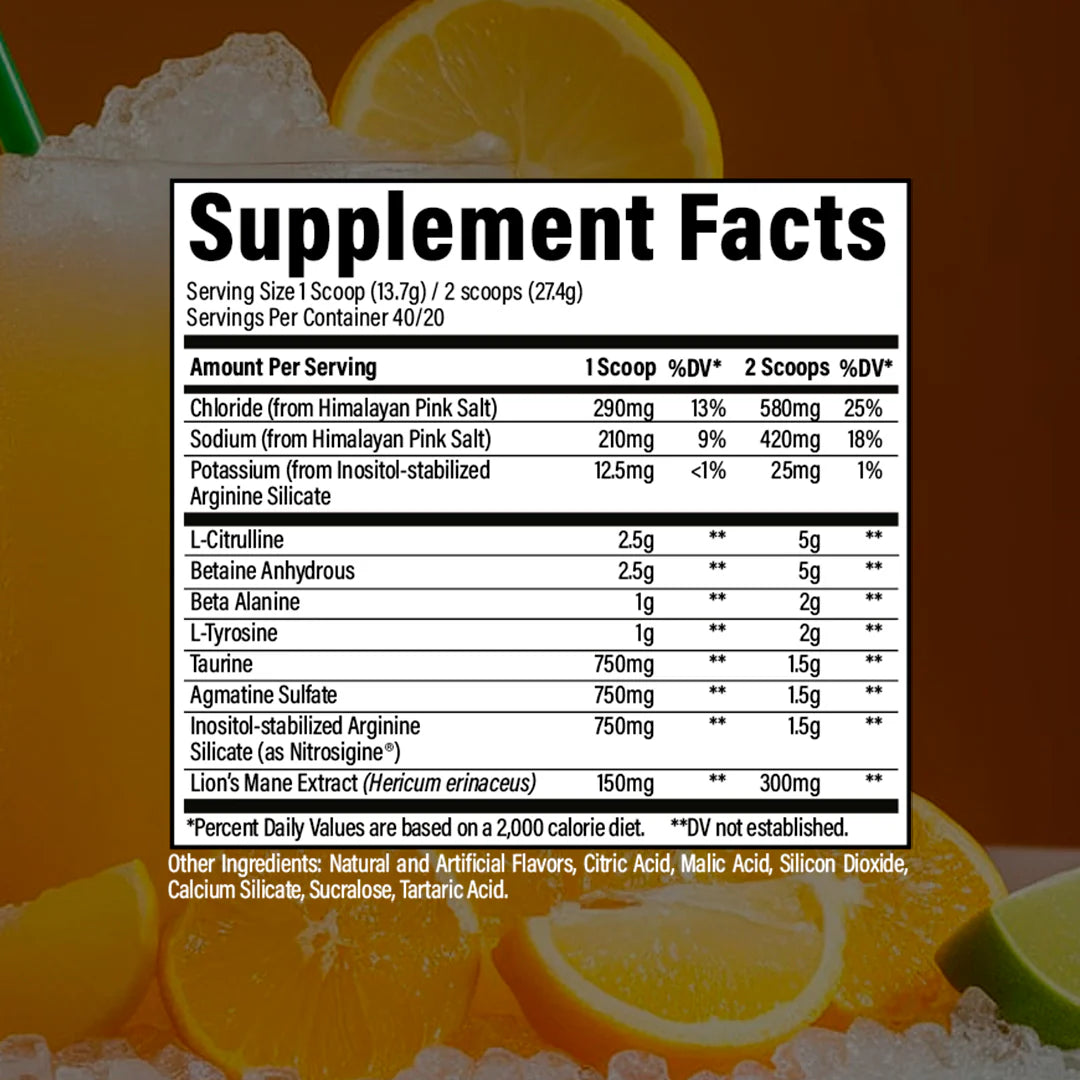 Raw Nutrition Pump Non-Stim 40 Servicios