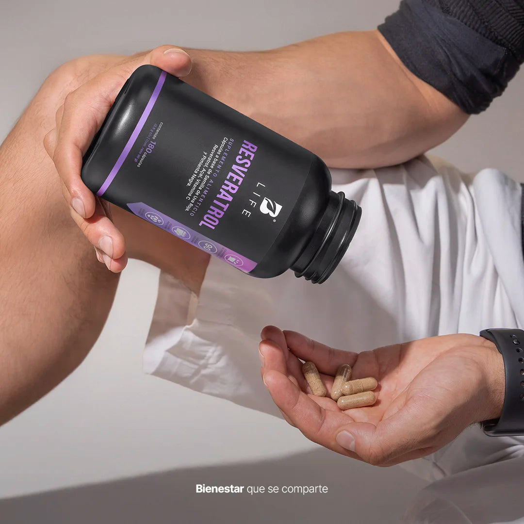 B Life Resveratrol 180 Capsulas