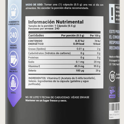 B Life Selenm Blend | Selenio 120 Capsulas