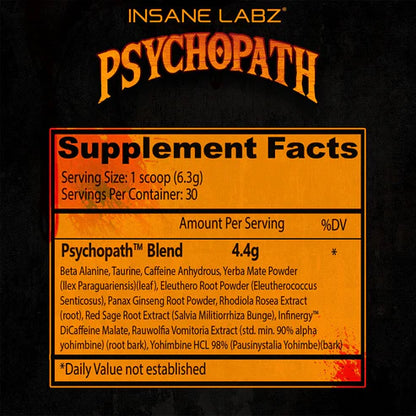 Insane Labz Psychopath 30 Servicios